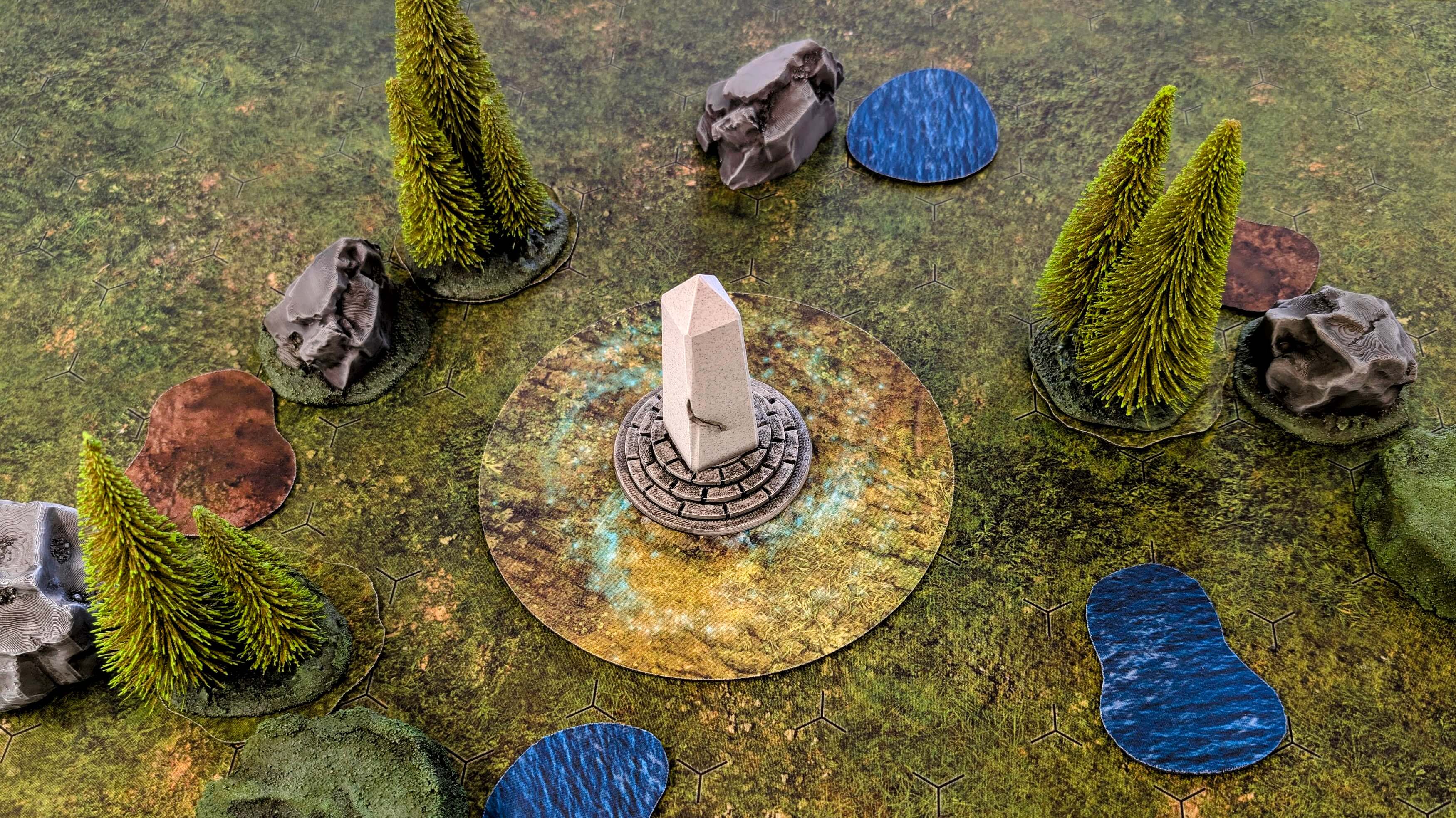 Detailed miniature showcase